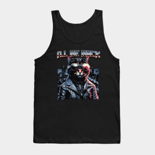 Terminator Tabby: Cybercat Chronicles Tank Top